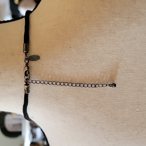 Enameled Stone Necklace - Picture 2 of 4